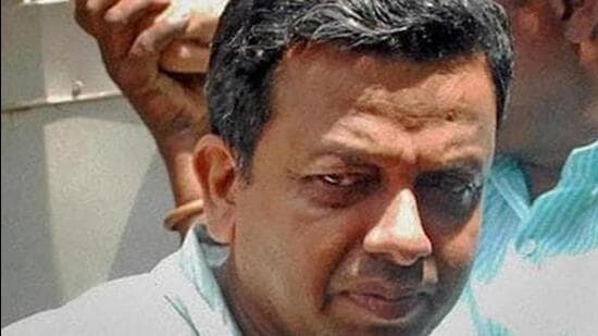 Ambikesh Mahapatra was arrested in April 2012 (ANI Photo)