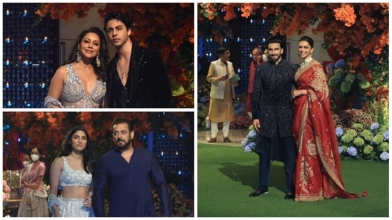 Gauri Khan-Aryan Khan, Deepika Padukone-Ranveer Singh, Salman Khan and Alizeh at the Ambani party.