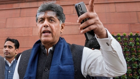 Congress MP Manish Tewari.(PTI)