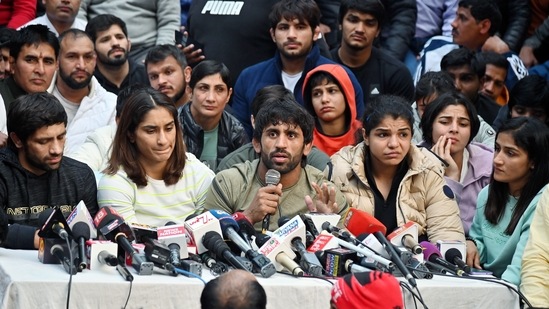 The protest of India's top wrestlers against sexual assault continued for the second day on Friday at Delhi's Jantar Mantar. The protest of India's top wrestlers against sexual assault continued for the second day on Friday at Delhi's Jantar Mantar.