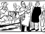 A historic cartoon in India carried by Hindustan Times on January 24, 1950 by ace cartoonist Enver Ahmed. (HT Archives) A historic cartoon in India carried by Hindustan Times on January 24, 1950 by ace cartoonist Enver Ahmed. (HT Archives)
