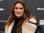 Brooke Shields, the subject of the documentary film "Pretty Baby: Brooke Shields," poses at the premiere of the film at the 2023 Sundance Film Festival, 