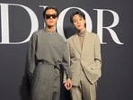 BTS Army goes crazy as Jimin, J-Hope twin in stunning grey Dior outfits and reunite at Paris Fashion Week (Photo by tracklist on Twitter) BTS Army goes crazy as Jimin, J-Hope twin in stunning grey Dior outfits and reunite at Paris Fashion Week (Photo by tracklist on Twitter)