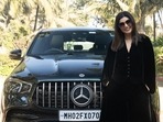 Sushmita Sen gifted herself a Mercedes car. Sushmita Sen gifted herself a Mercedes car.