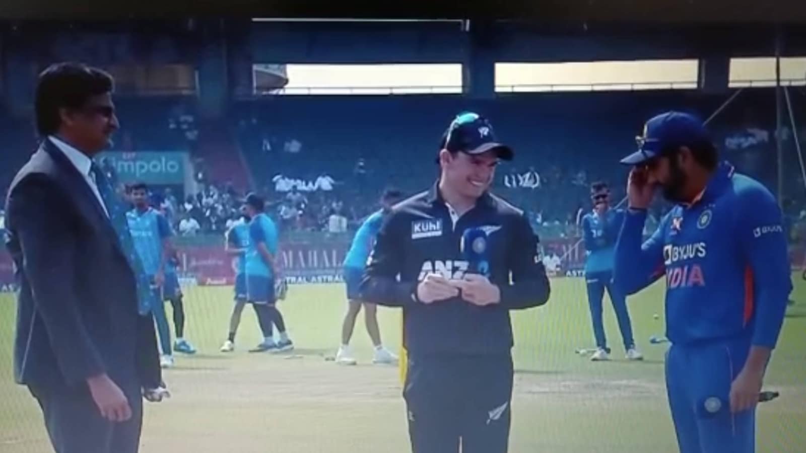 Watch Rohit Sharma's epic brain fade after winning toss in 2nd ODI