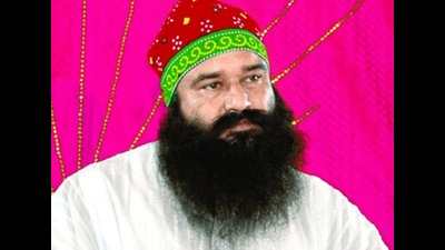 Dera Sacha Sauda head Gurmeet Ram Rahim walked out of Sunaria jail here on Saturday after Rohtak divisional commissioner Sanjeev Verma granted him a 40-day parole. (ANI File Photo)