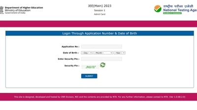 NTA JEE Main session 1 admit card out at jeemain.nta.nic.in NTA JEE Main session 1 admit card out at jeemain.nta.nic.in