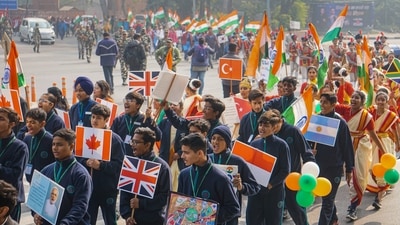 As many as 14 children from Mount Abu Public School also participated in the event.&nbsp; (PTI)