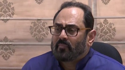 Union minister Rajeev Chandrasekhar. (ANI) Union minister Rajeev Chandrasekhar. (ANI)
