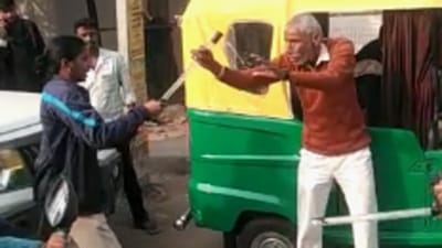 The alleged incident took place at Jay Prakash Chowk in Bhabua on Friday evening (Screengrab)