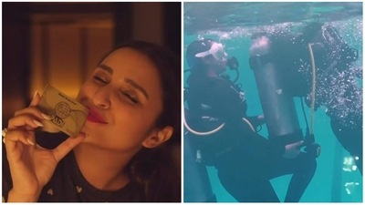 Parineeti Chopra has shared a video of her journey of becoming a Master Scuba Diver. Parineeti Chopra has shared a video of her journey of becoming a Master Scuba Diver.