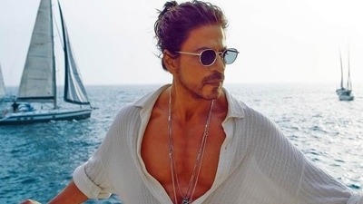 Shah Rukh Khan in a still from Pathaan.