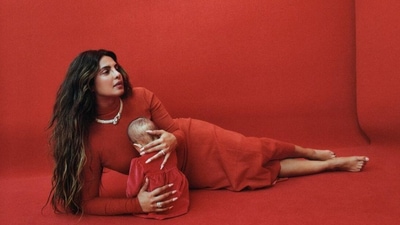 Priyanka Chopra posed with her daughter Malti Marie Chopra Jonas for British Vogue. Priyanka Chopra posed with her daughter Malti Marie Chopra Jonas for British Vogue.