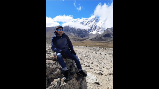 ‘This is more than a test of my endurance. I want to send a message to future generations that if they too want to run on a frozen lake, surrounded by snowclad mountains, we must all work really hard to protect our Himalayas,’ says Krishna Kishore, an HR executive from Hyderabad, who is participating in the run.