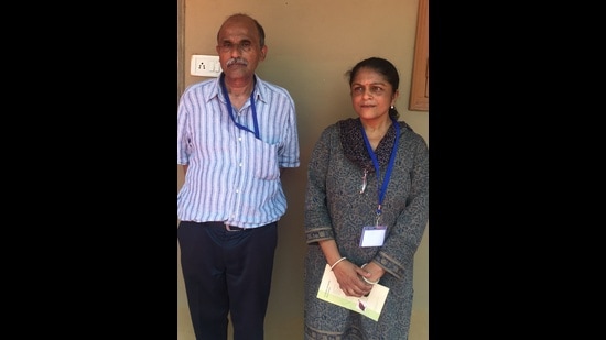 Dr. Prakash and wife, Nikita, at Pinjore. (PHOTO: VIKRAM JIT SINGH) Dr. Prakash and wife, Nikita, at Pinjore. (PHOTO: VIKRAM JIT SINGH)