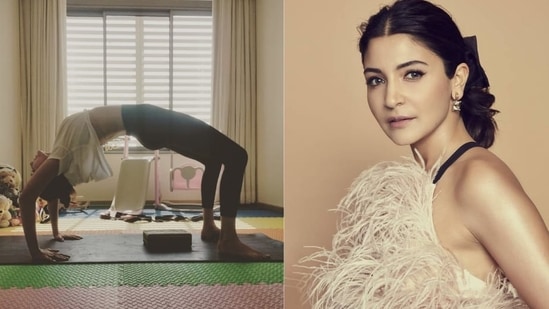 Anushka Sharma shared her yoga picture on Instagram. 