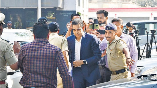 Iqbal Singh Chahal who was at the ED office for four hours said he had clarified to the ED that the BMC does not have an investigation wing and does not verify documents annexed to bids submitted by parties, unless there are specific complaints of wrongdoings. He said he had separately told the Mumbai police to take appropriate action if they find that forged documents had been submitted for securing the contract. (Bhushan Koyande/HT Photo) Iqbal Singh Chahal who was at the ED office for four hours said he had clarified to the ED that the BMC does not have an investigation wing and does not verify documents annexed to bids submitted by parties, unless there are specific complaints of wrongdoings. He said he had separately told the Mumbai police to take appropriate action if they find that forged documents had been submitted for securing the contract. (Bhushan Koyande/HT Photo)
