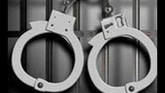 Ludhiana police have recovered 2.903 gm Hashish, 1 gm LSD and 6 gm MDMA drugs, also known as rave party drugs, from the possession of arrested accused. (HT PHOTO)