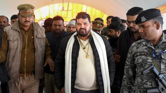Singh said on Saturday that he would address the WFI executive committee members to give his version at the AGM (PTI) Singh said on Saturday that he would address the WFI executive committee members to give his version at the AGM (PTI)