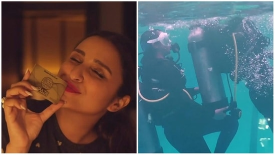Parineeti Chopra has shared a video of her journey of becoming a Master Scuba Diver. 