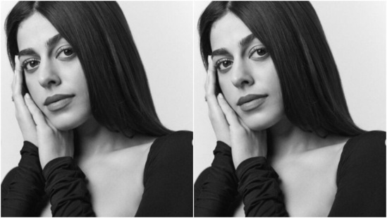 Styled by fashion stylist Mohit Rai, Alaya wore her tresses open in straight locks with a middle part. (Instagram/@alayaf)