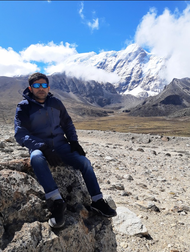 ‘This is more than a test of my endurance. I want to send a message to future generations that if they too want to run on a frozen lake, surrounded by snowclad mountains, we must all work really hard to protect our Himalayas,’ says Krishna Kishore, an HR executive from Hyderabad, who is participating in the run. ‘This is more than a test of my endurance. I want to send a message to future generations that if they too want to run on a frozen lake, surrounded by snowclad mountains, we must all work really hard to protect our Himalayas,’ says Krishna Kishore, an HR executive from Hyderabad, who is participating in the run.