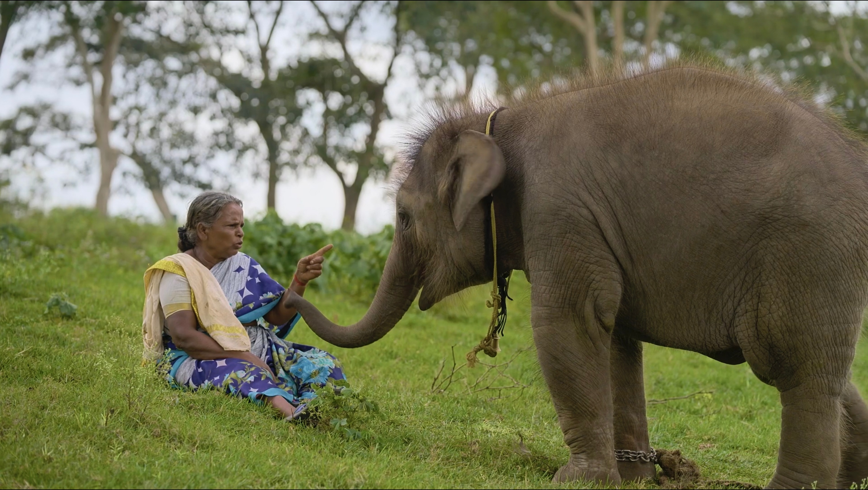 Bellie tells Ammu to lie down next to her, ‘but not on me again, or you’ll get a spanking’. Bellie tells Ammu to lie down next to her, ‘but not on me again, or you’ll get a spanking’.