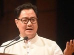 Union law minister Kiren Rijiju. Union law minister Kiren Rijiju.