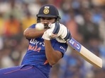 India's captain Rohit Sharma plays a shot during the second one-day international cricket match between India and New Zealand in Raipur, India, Saturday, Jan. 21, 2023. India's captain Rohit Sharma plays a shot during the second one-day international cricket match between India and New Zealand in Raipur, India, Saturday, Jan. 21, 2023.