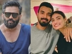 Actor Suniel Shetty spoke with the media who were waiting for pictures ahead of his daughter Athiya Shetty's wedding to KL Rahul.