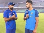 Mohammed Shami with Umran Malik Mohammed Shami with Umran Malik
