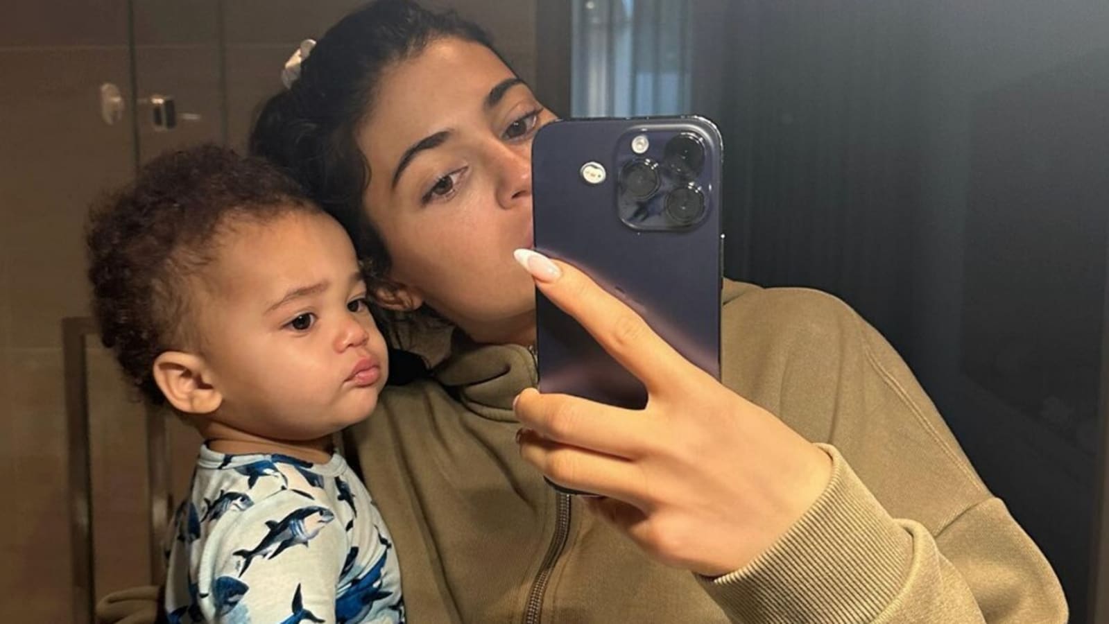 Kylie Jenner reveals name of her baby boy, drops adorable new photos; Khloe Kardashian and Kris Jenner react