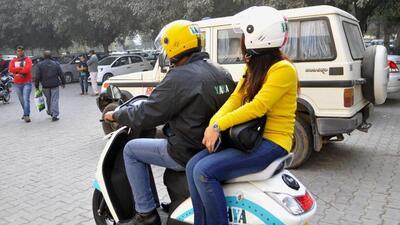 “These apps present various offers on rates and pricing which aren’t approved by the government authorities. Moreover, there is no control or monitoring done on the app-based operator, the riders and users of these services who use non-transport vehicles for the same,” said an RTO officer. (HT PHOTO) “These apps present various offers on rates and pricing which aren’t approved by the government authorities. Moreover, there is no control or monitoring done on the app-based operator, the riders and users of these services who use non-transport vehicles for the same,” said an RTO officer. (HT PHOTO)