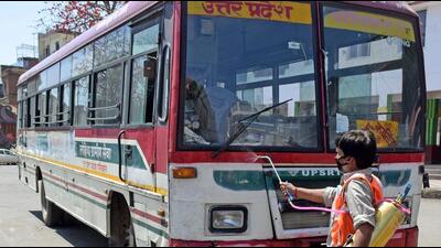 As per the current rules, UPSRTC is authorised to propose a fare hike of up to 10% per annum twice a year, once in January and then in July. (ANI) As per the current rules, UPSRTC is authorised to propose a fare hike of up to 10% per annum twice a year, once in January and then in July. (ANI)