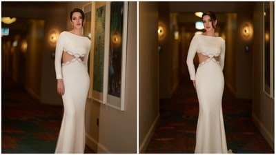 Shanaya Kapoor has lately been making headlines for her jaw-dropping looks. She is yet to make her Bollywood debut but is already the talk of the town. Her chic look in her latest Instagram pictures will surely sweep you off your feet. (Instagram/@shanayakapoor02) Shanaya Kapoor has lately been making headlines for her jaw-dropping looks. She is yet to make her Bollywood debut but is already the talk of the town. Her chic look in her latest Instagram pictures will surely sweep you off your feet. (Instagram/@shanayakapoor02)