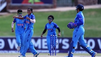 India bounced back from their loss against Australia to hand Sri Lanka a thumping seven-wicket defeat (Twitter - ICC T20 World Cup ) India bounced back from their loss against Australia to hand Sri Lanka a thumping seven-wicket defeat (Twitter - ICC T20 World Cup )