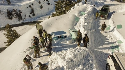 An avalanche warning has been issued in several districts of Jammu and Kashmir in the next 24 hours. (PTI)