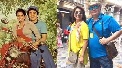 Rishi Kapoor with Neetu Kapoor over the years. Rishi Kapoor with Neetu Kapoor over the years.