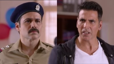 Selfiee trailer: Akshay Kumar and Emraan Hashmi face off in this action-comedy. Selfiee trailer: Akshay Kumar and Emraan Hashmi face off in this action-comedy.