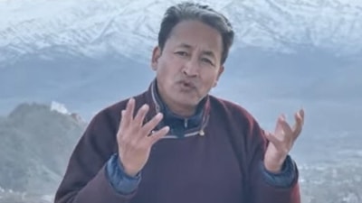 Sonam Wangchuk shared a video message for PM Modi. (Screengrab/ YouTube) Sonam Wangchuk shared a video message for PM Modi. (Screengrab/ YouTube)