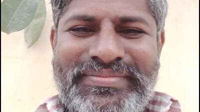 in his spare time, Manimela Shivashankar goes through ancient scriptures, historical manuals and literature in libraries or inscriptions on various temples across the district to search for the villages and hamlets mentioned in there. (HT Photo) in his spare time, Manimela Shivashankar goes through ancient scriptures, historical manuals and literature in libraries or inscriptions on various temples across the district to search for the villages and hamlets mentioned in there. (HT Photo)