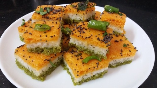 Tri coloured dhokla (pinterest) Tri coloured dhokla (pinterest)