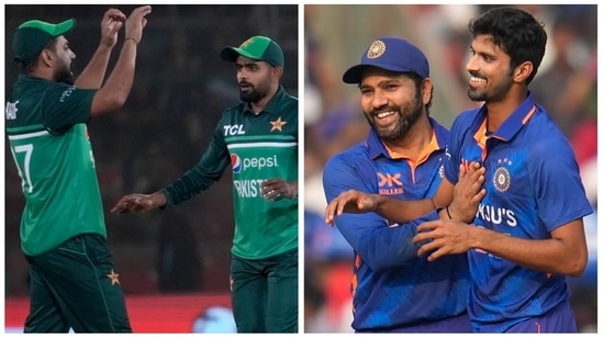 India's arch-rivals Pakistan were outplayed by New Zealand, who are yet to win a single match in its ongoing series against the Rohit-led side.(AP)