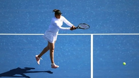 India tennis star Sania Mirza in action.(Twitter)