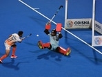 Players in action during the FIH Hockey Men’s World Cup 2023 match between India and New Zealand(ANI) Players in action during the FIH Hockey Men’s World Cup 2023 match between India and New Zealand(ANI)