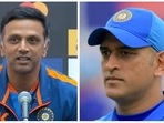 Indian head coach Rahul Dravid gave legendary cricketer MS Dhoni a special mention(Getty Images-BCCI) Indian head coach Rahul Dravid gave legendary cricketer MS Dhoni a special mention(Getty Images-BCCI)