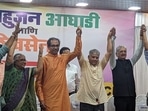 Shiv Sena (UBT) and Prakash Ambedkar's VBA announce alliance. Shiv Sena (UBT) and Prakash Ambedkar's VBA announce alliance.