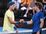 Australian Open: Russia's Andrey Rublev greets Denmark's Holger Rune after winning their men's singles match on day eight.(AFP) Australian Open: Russia's Andrey Rublev greets Denmark's Holger Rune after winning their men's singles match on day eight.(AFP)