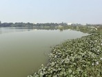 The study also found that this increase in built-up area has also reduced Delhi’s groundwater recharge potential. (Sanjeev Verma/HT Photo) The study also found that this increase in built-up area has also reduced Delhi’s groundwater recharge potential. (Sanjeev Verma/HT Photo)