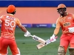 Chris Lynn (L) and Shimron Hetmyer